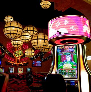 Asian themed slot area